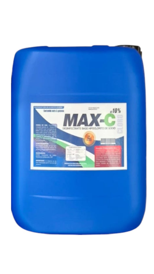 C Desinfectante Base Hipoclorito de Sodio Cloro MAX