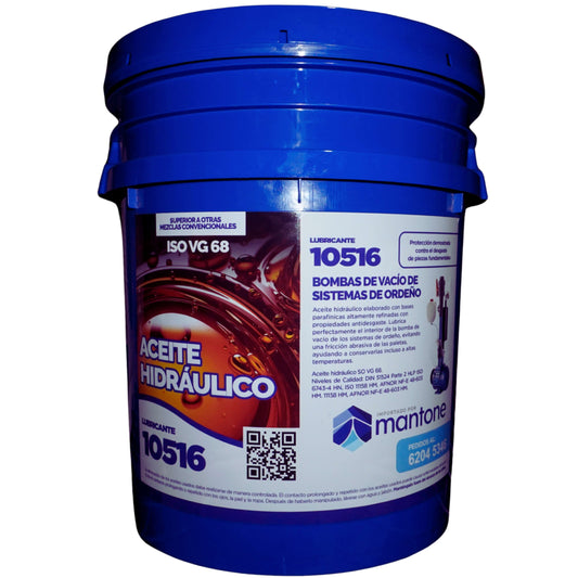 ACEITE 10516 BOMBAS DE VACÍO DE SISTEMAS DE ORDEÑO (CUBETA)