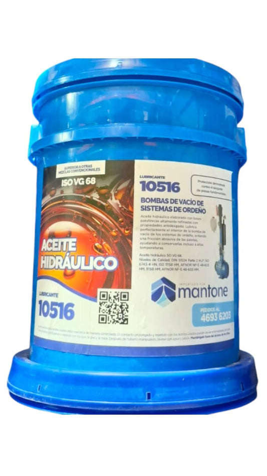 LUBRICANTE - 10516 BOMBAS DE VACÍO DE SISTEMAS DE ORDEÑO (Cubeta)
