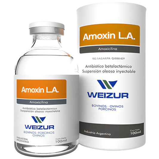 FRASCO DE AMOXIN L.A 100 ML
