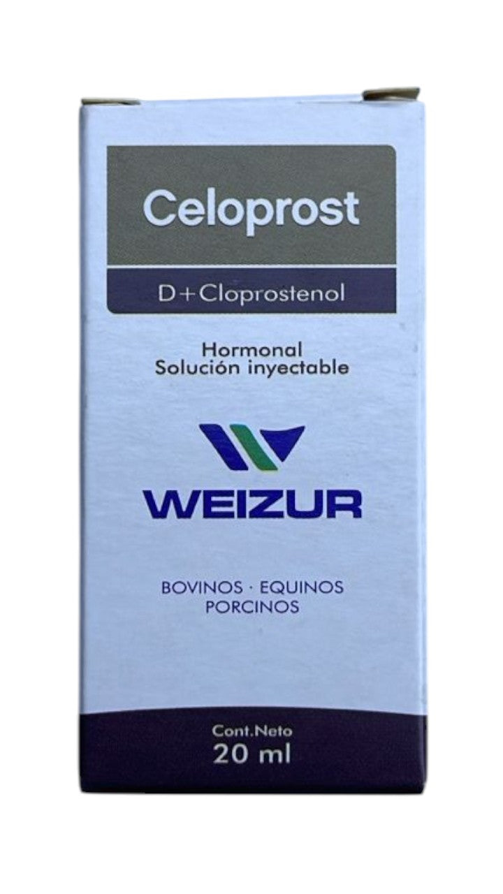 FRASCOS DE CELOPROST X 20ML/LOTE #66 WEIZUR